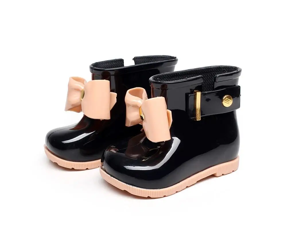 Детские резиновые сапоги для девочек Нескользящие водонепроницаемые теплые