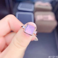 exquisite jewelry 925 sterling silver inset with gem womens popular fashion sugar tower lavender amethyst adjustable ring suppo
