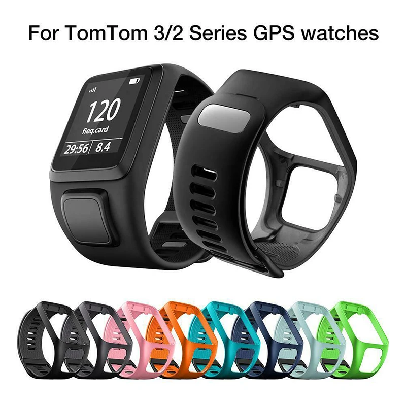 Замена для силиконового ремешка TomTom Runner 2 / 3 Spark/3 ремешок спортивные часы Tom Watch