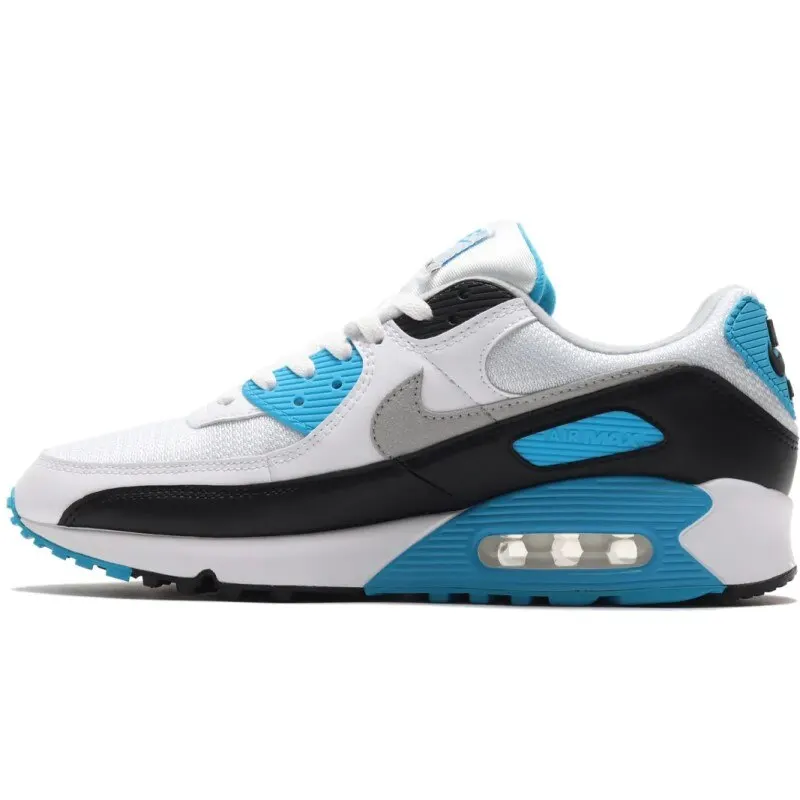 

NIKE Air Max 90 running shoes comfortable sneakers men's and women's breathable shock absorption aurora Blue 36-47