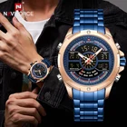 Часы мужские Кварцевые водонепроницаемые из нержавеющей стали с хронографом