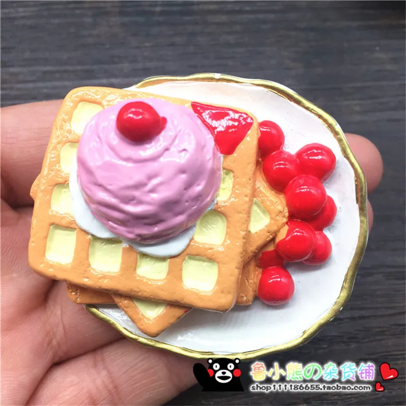 Новое поступление имитация еды суши гамбургер пицца хлеб торт фрукты магнитные