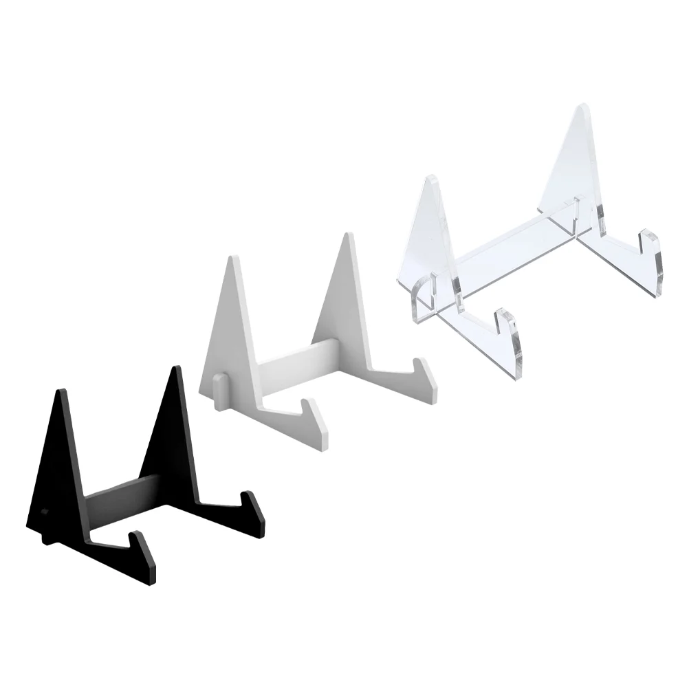 

3PCS Desktop Assembled Acrylic Display Rack Simple Book Display Storage Rack