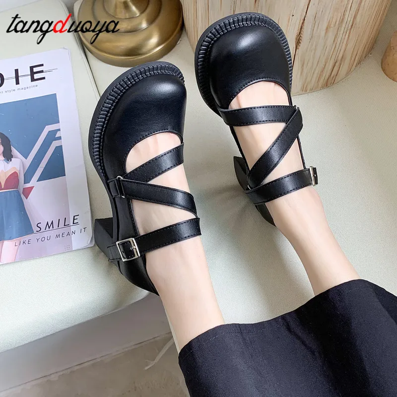 Обувь в стиле панк женская повседневная обувь на высоком каблуке с пряжкой