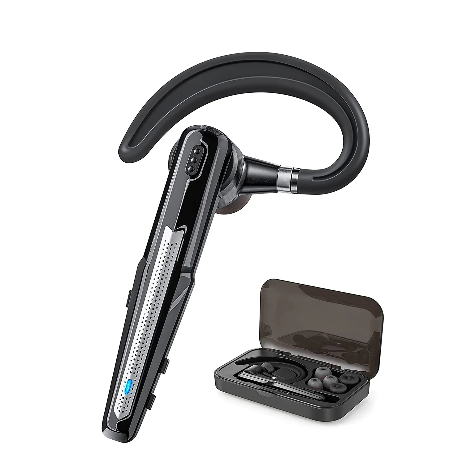 

Newest B6 Bluetooth Headset 5.0 Handsfree Earpiece Apt-X HD Dual Mic CVC8 Noise Cancelling Wireless Earphones For iPhone Android