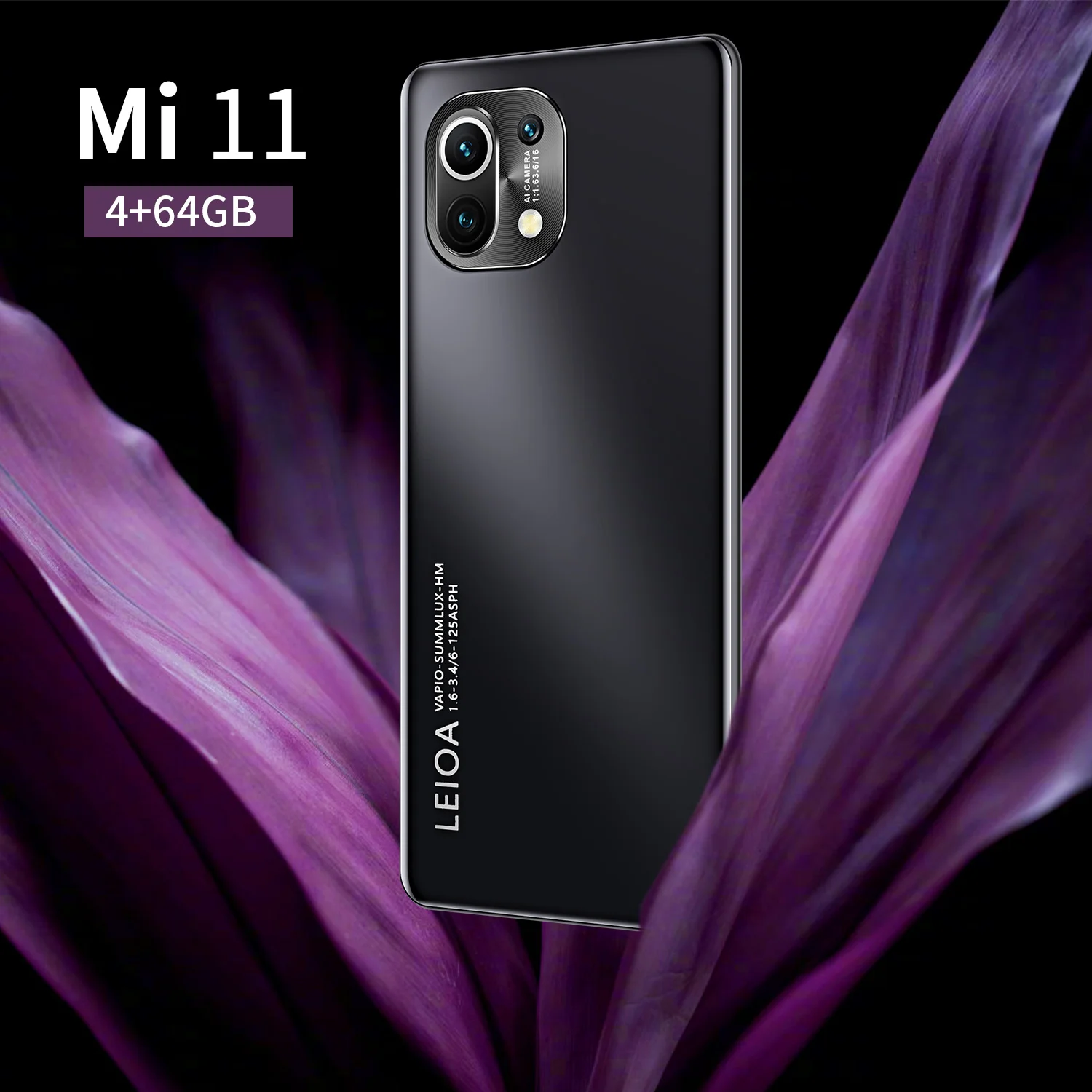 

Mi 11 5.0 inch 4GB 64GB Cell Phones Unlocked 8MP+16MP 3800mAh MTK6889 5G Global Version Smartphone Android 10 Face recognition