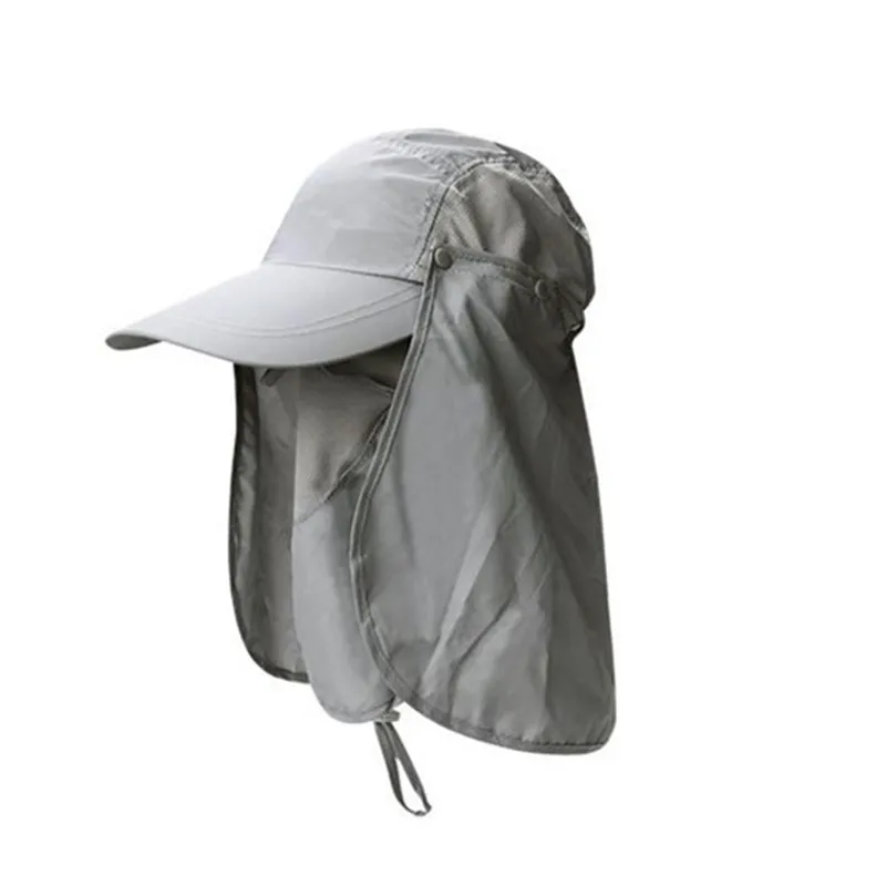 

Outdoor Sport Hiking Visor Hat UV Protection Face Neck Cover Fishing Sun Protect Cap Best Quality