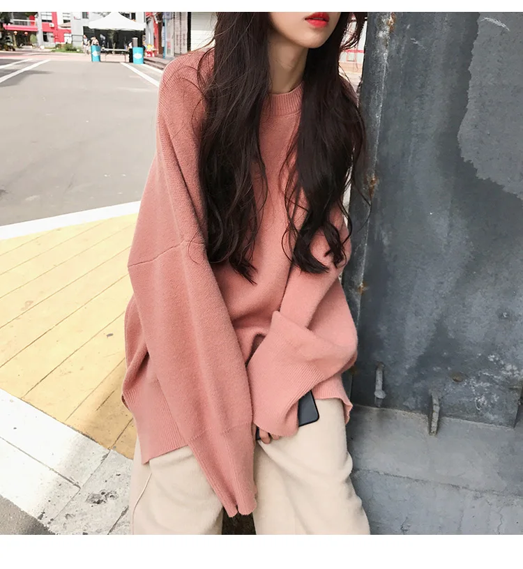 Женские свитера и пуловеры 2020 зимний Повседневный Мягкий Вязаный Свитер