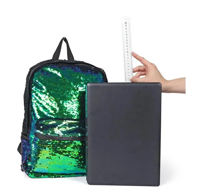 big capacity Sequins bling teenage backpack for girls travel Shoulder women bag Sequin Hit Color schoolbag Student Satchel