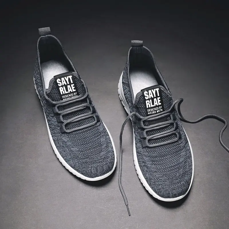 Кроссовки мужские легкие Вулканизированная подошва Повседневная сетчатая обувь