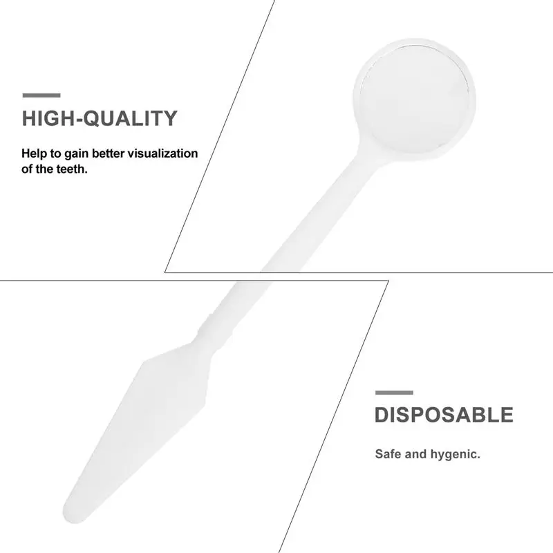 Одноразовые стоматологические зеркала с длинной ручкой 50 шт. |