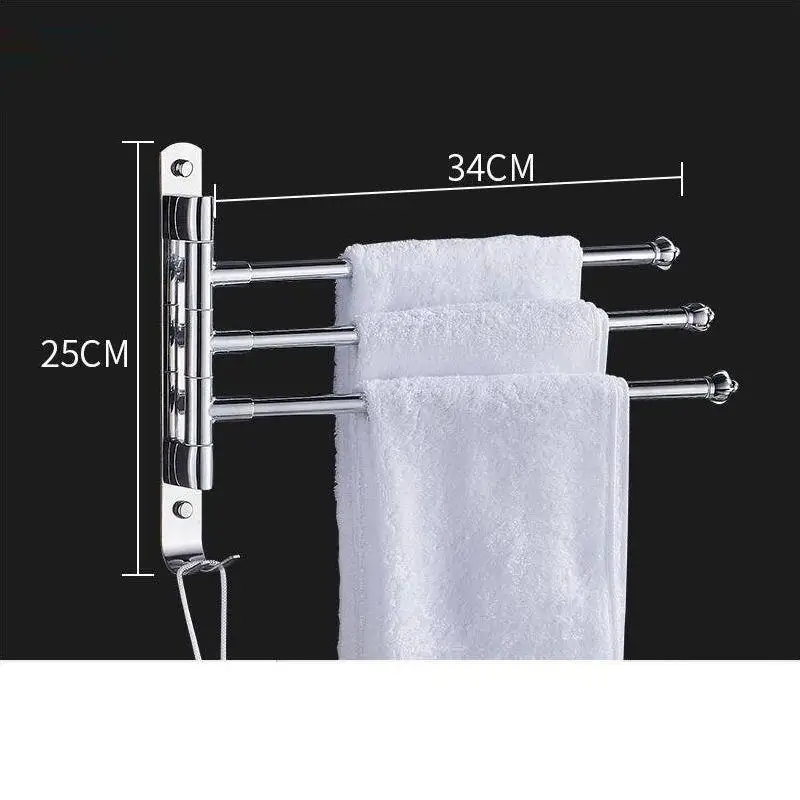Version N Estante Prateleira Parede Etagere Lazienka Estanteria Rotatable Salle De Bain Wall Shower Accessories Towel Rack Bathroom Shelf - Цвет: Version N