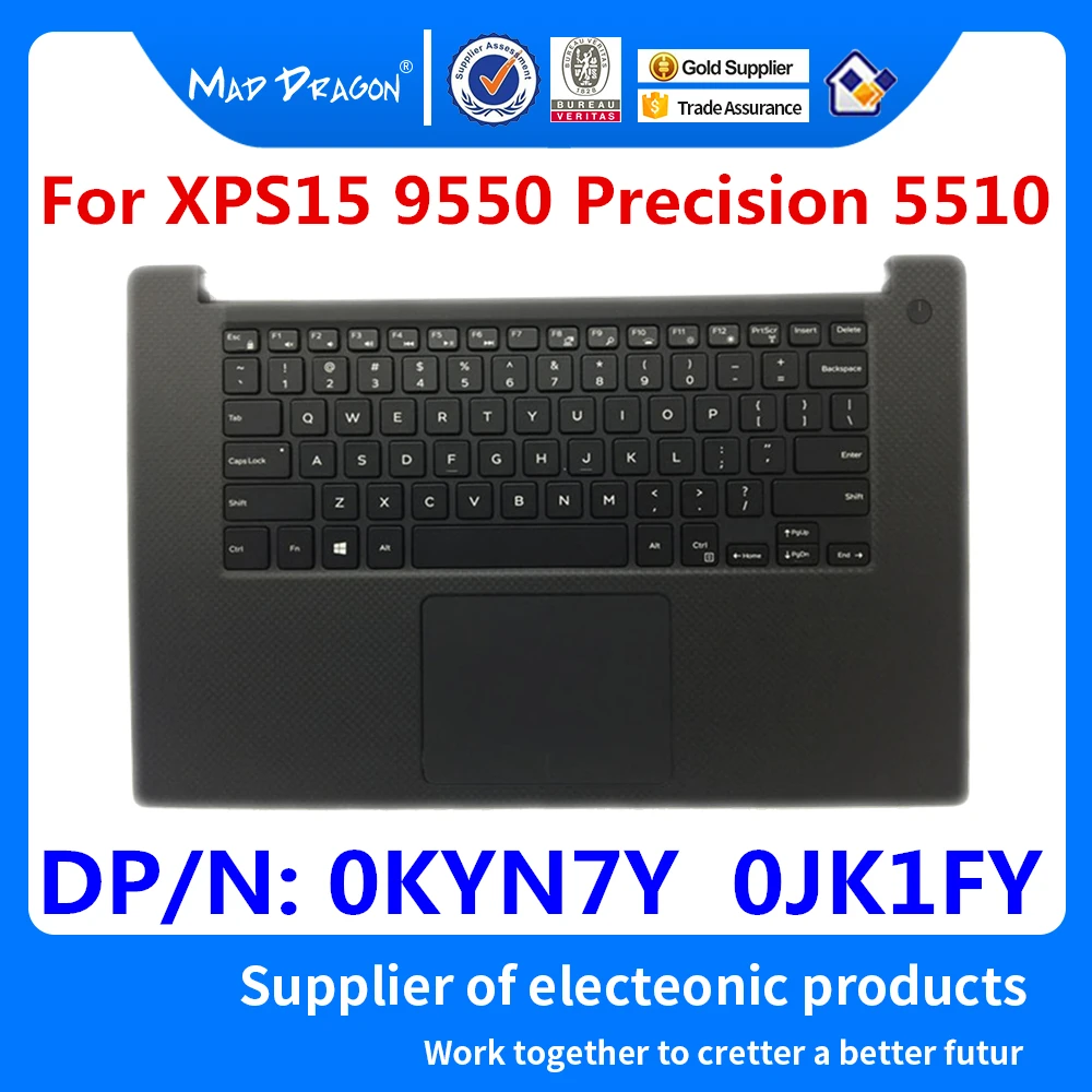 Новый оригинальный 0JK1FY JK1FY 0KYN7Y KYN7Y для ноутбука Dell XPS15 9550 Precision 5510 M5510 замена US Упор