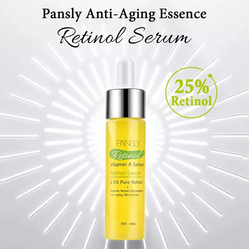 

30ml 2.5% Pure Retinol Solution Vitamin A Serum Deep Moisturizing Smoothing Wrinkles Anti-aging Anti-Wrinkle Essence Skin Care