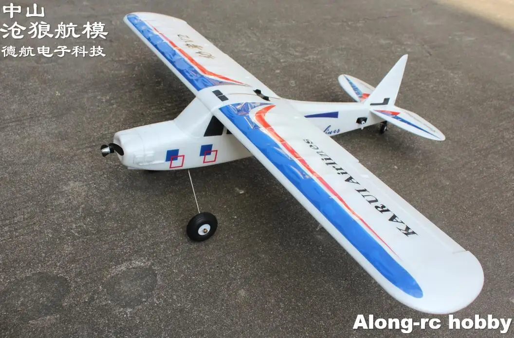EPO RC самолет для начинающих модель самолета 4 канала тренажер 1100 мм Wingspan Fun cub V2 J3