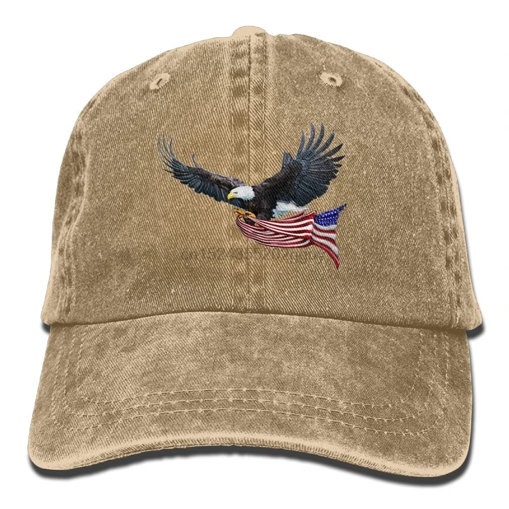 Американский флаг с орлом унисекс в ковбойском стиле Кепка-тракер Кепки папой