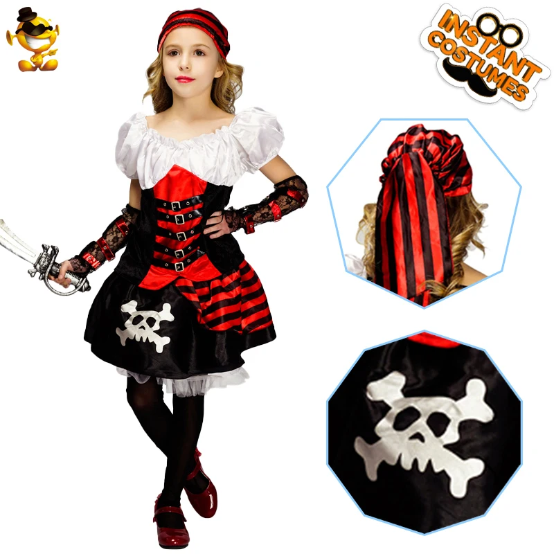 Детский костюм пирата в стиле стимпанк на Хэллоуин косплей детская вечеринка