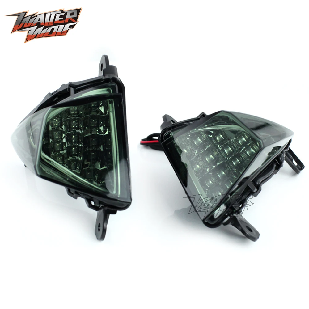 Передний светодиодный указатель поворота для KAWASAKI ZX-14R ZX14R ZZR мини 1400 2008-2020