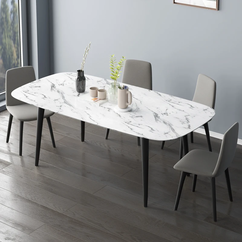 Мраморная мебель для столовой новый дизайн|marble dining|dining room furniturecheap furniture |