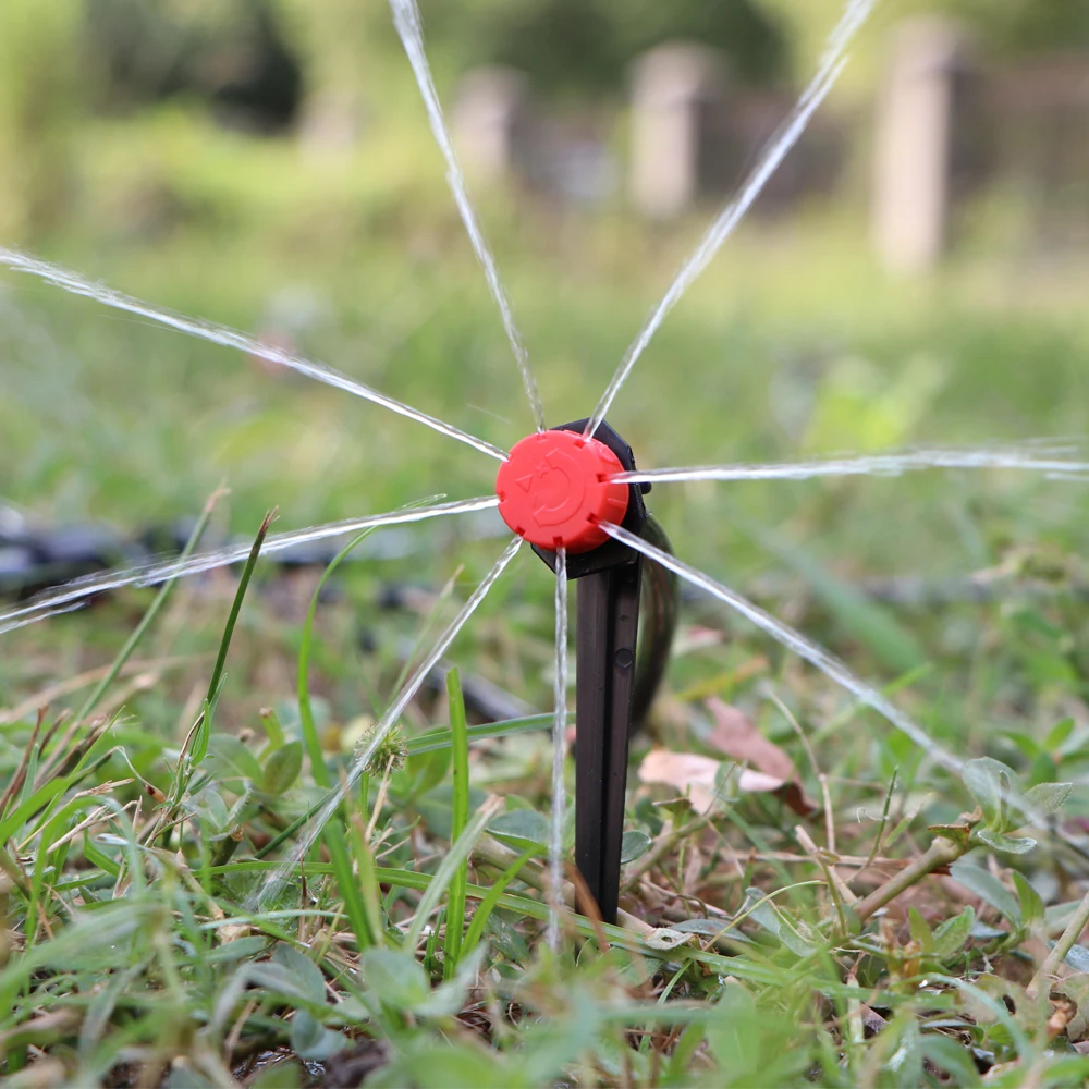 

1/4" Hose Drip Irrigation Support Stakes C Shape Hook 4/7mm Pipe Fixed Stem Holder Garden Watering Dripper Sprinkler Bracket