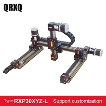 CNC Linear Guide Stage Rail Motion Slide Stage Linear Module Actuator Motor Stepper Stroke Actuator for 3D Printer XYZ Axis