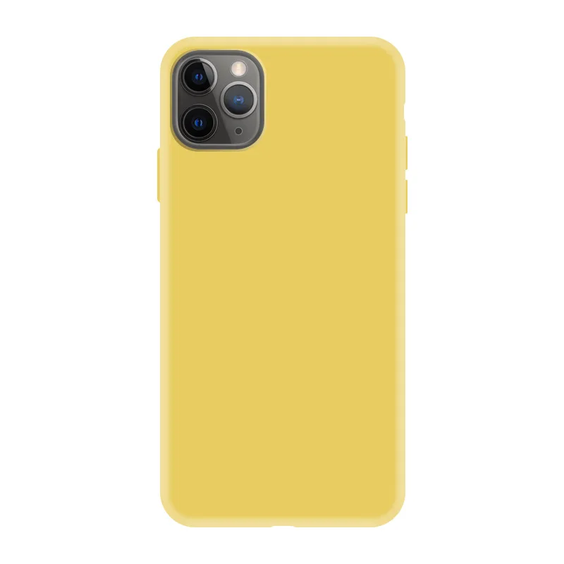 Разноцветный Мягкий чехол из жидкого силикона для Apple iPhone 11 Pro Max нетоксичный без