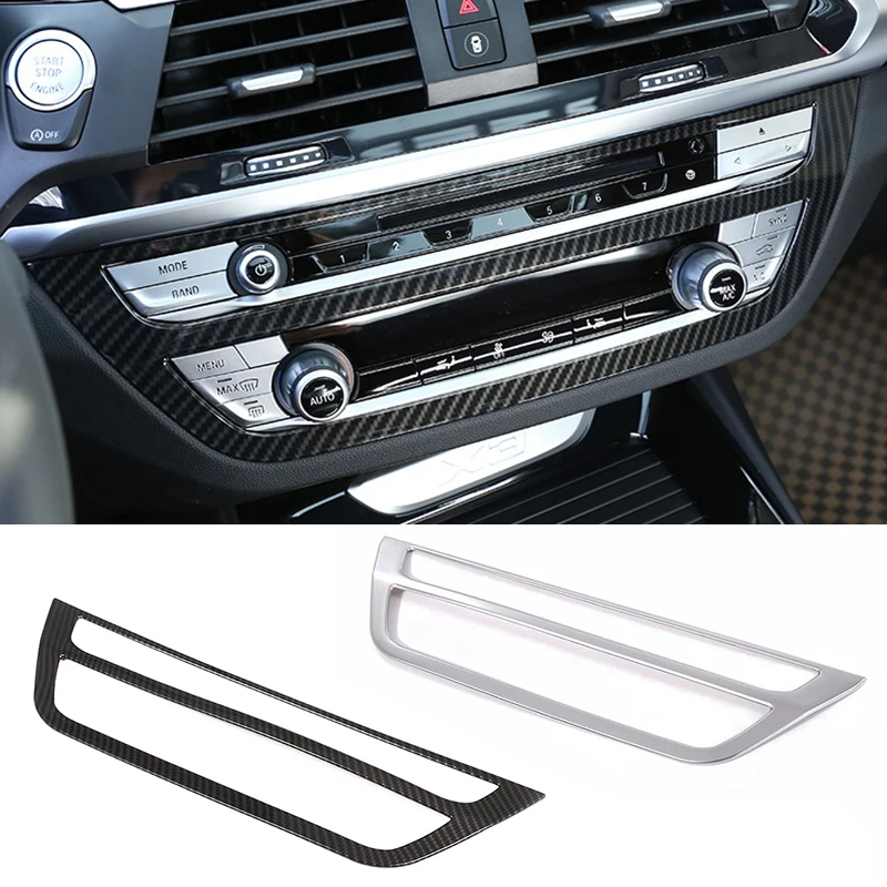 

For BMW X3 X4 G02 G01 18-21 Car Center Control Air Condition A/C Button Adjust Panel Decorate Cover Trim