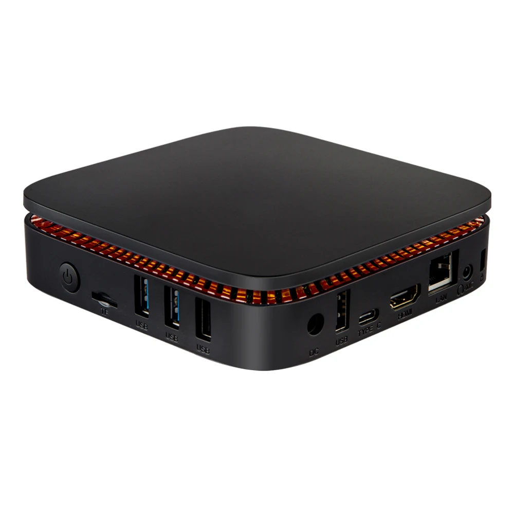 

AK1 Licensed Windows10 64Bit 4GB/32GB Mini PC Intel Celeron J3455 SATA 3.0 AC WiFi Bluetooth Gigabit LAN USB3.0 Type-C-HD MI