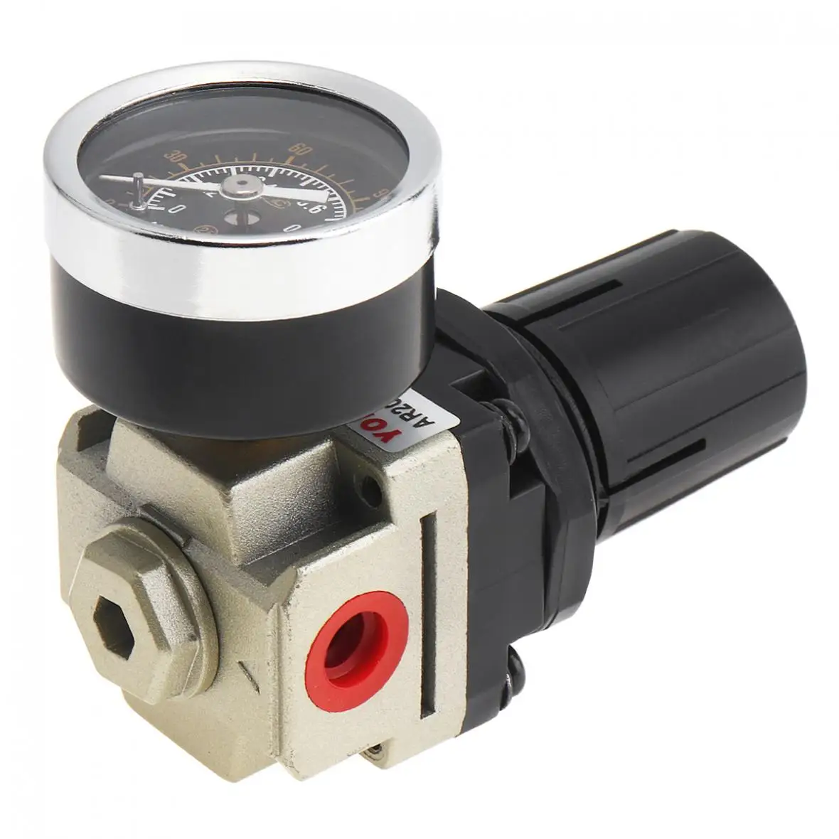 Air Compressor 0-1.0mpa Adjustable Oil Water Separator Regulator PT1/4(mm) Caliber with Gauge | Обустройство дома