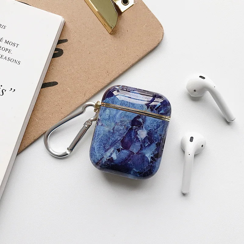 

Marble Color Hard PC Protective Cover Case for Airpods Headphone Earphone Case for Airpods Pro Funda For Apple Airpods 1/2