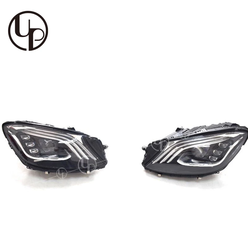 

High quality ABS+LED S class W222 S63 s65 TI style old to new lights headlight and taillight 2014-2020 year