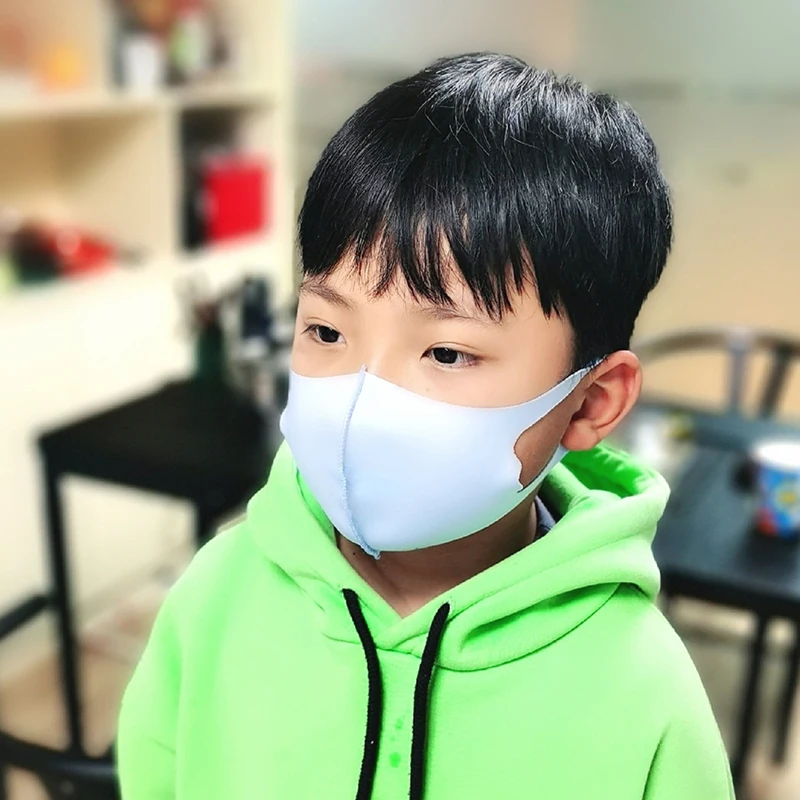 1 шт. Детская Хлопковая маска для рта Моющиеся Многоразовые Детские маски лица