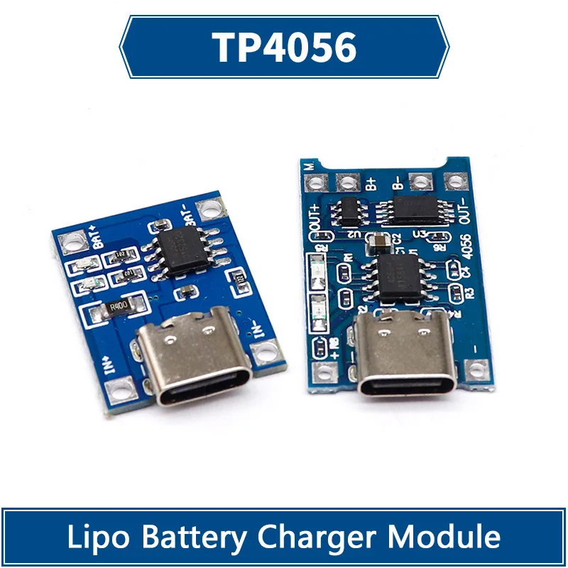 10 шт. зарядная плата TP4056 USB Type-c 5 В 1A 18650 | Электронные компоненты и принадлежности