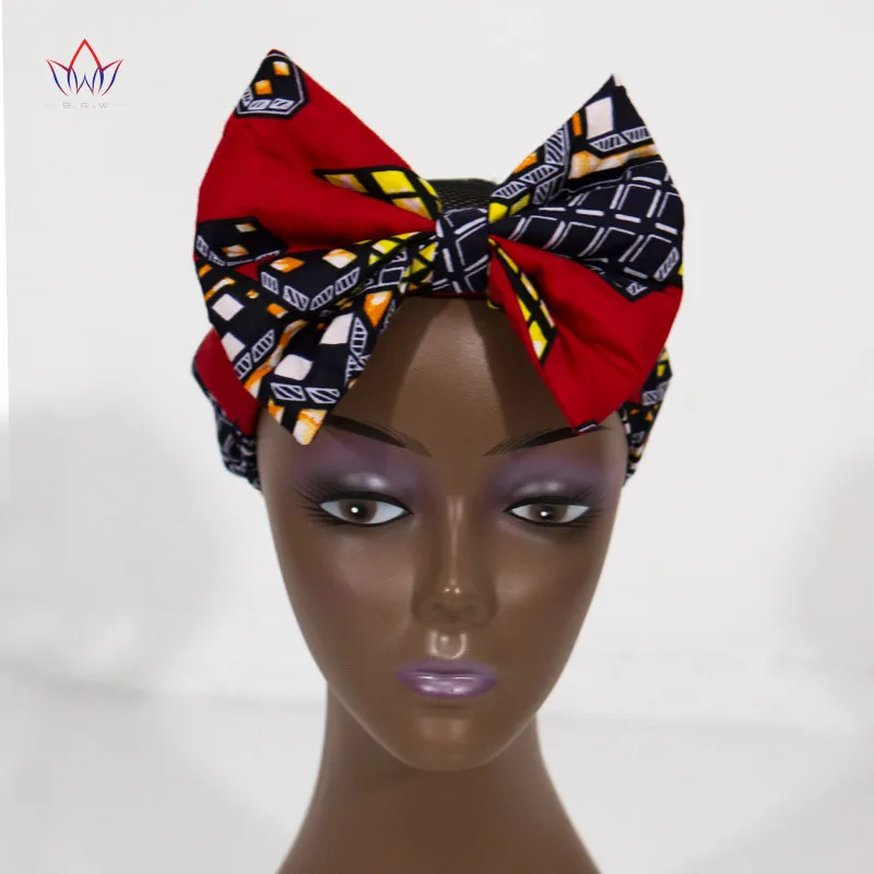 BRW модные ободки для женщин и девочек африканские с принтом батика бантом зеленый