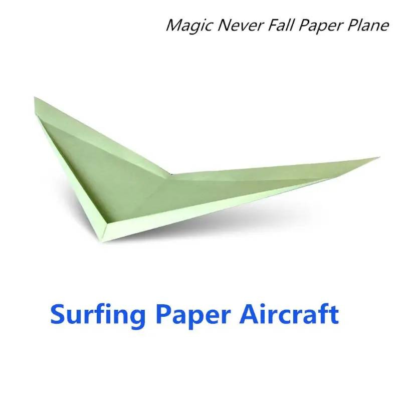 

Never Falling Surfing Paper Aircraft Magic Toy Hand Throw Flying Glider Planes Educational Toys Kids Toy Gift Outdoor Toy Y4UD