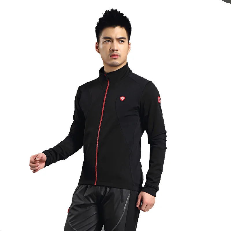 Мужская зимняя велосипедная куртка SANTIC с длинным рукавом и защитой от УФ-лучей |