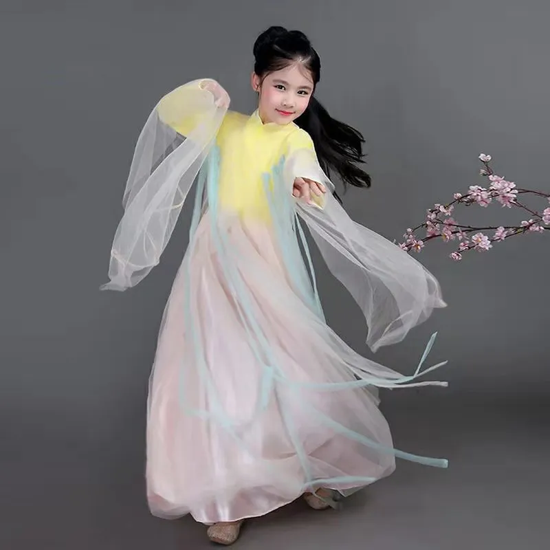 Детский костюм для выступлений на сцене традиционное платье китайское