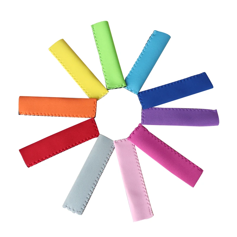 (20pcs) Neoprene popsicle Holders Bag Ice Sleeves Freezer Pop |