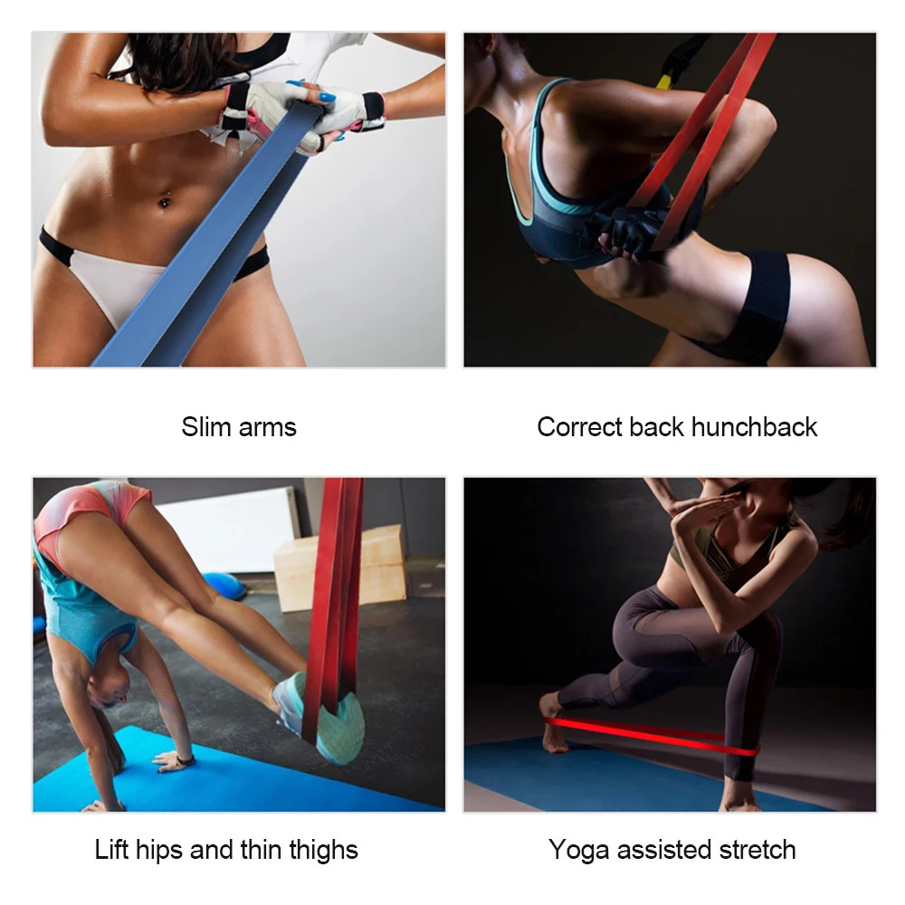 Эластичная лента для упражнений из натурального латекса эластичная йоги 208 см |