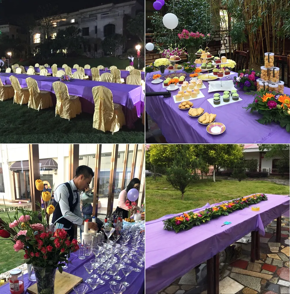 Бытовая Посуда однотонная настольная скатерть для вечерние биоразлагаемая