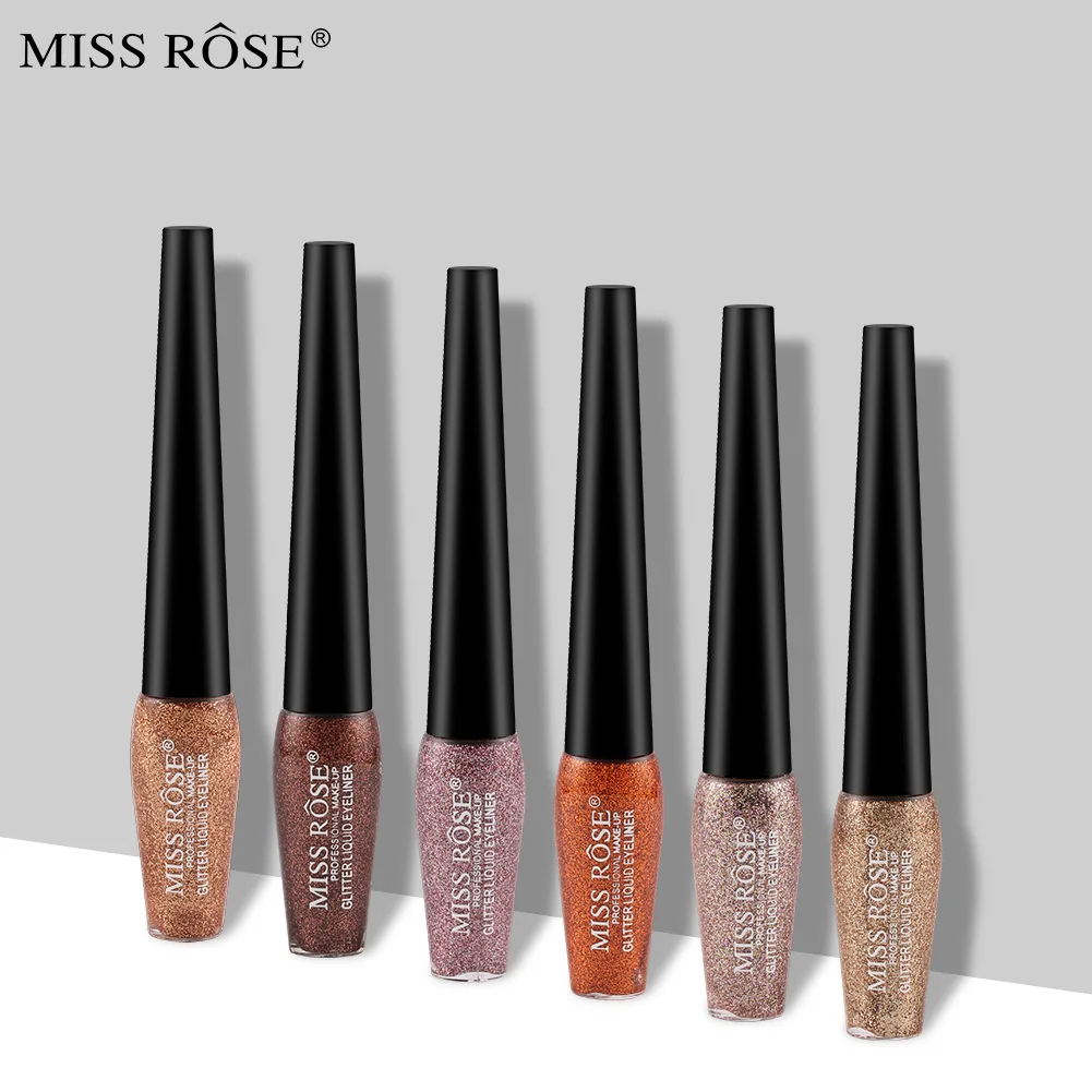 MISS ROSE Gold Sangy подводка для глаз на ремешке со блеск губ стойкая водостойкая Жидкая