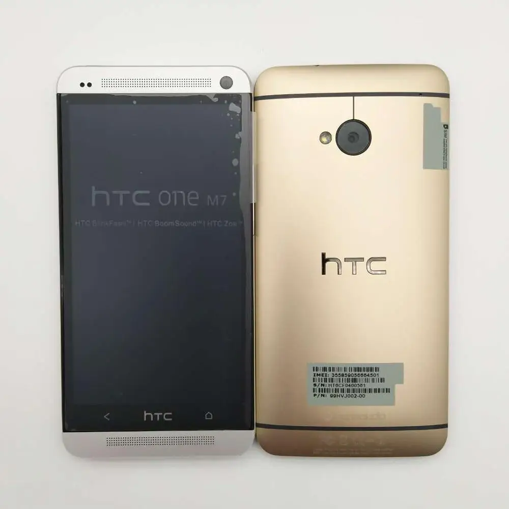 htc one m7 refurbished original mobile phone one m7 2gb ram 16gb rom smartphone 4 7 inch screen android 5 0 quad core phone free global shipping