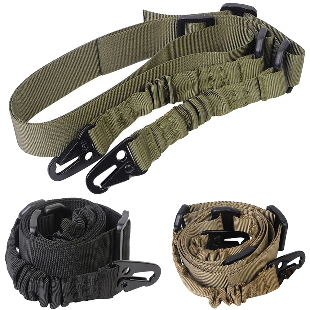 

Tactical 2 Point Gun Sling Shoulder Strap Outdoor Rifle Sling With QD Metal Buckle Shotgun Gun Belt Hunting Gun Accessories
