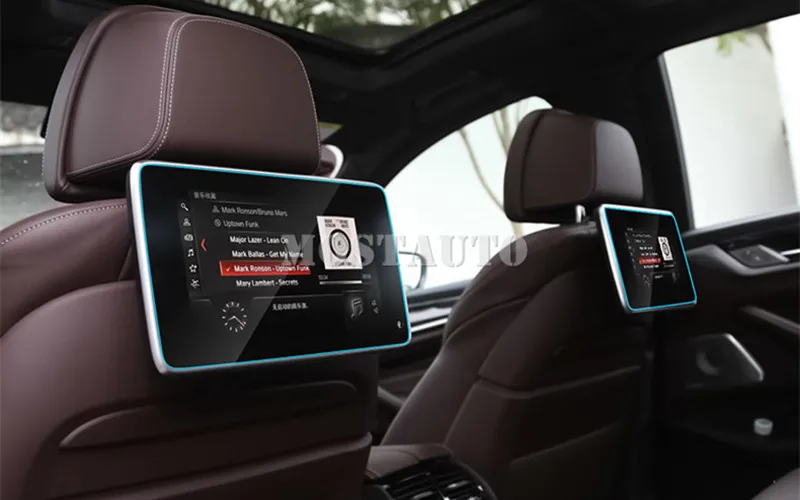 Закаленное стекло для BMW 5 серии G30 защита ЖК экрана заднего сиденья телевизора 2017