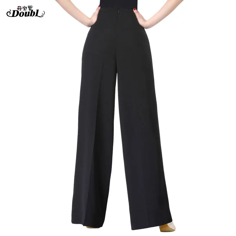 Женские брюки для занятий вальсом обтягивающие новые тонкие штаны бальных