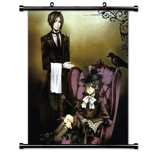 Черный Плакат Батлер настенное искусство домашний декор росписи современное