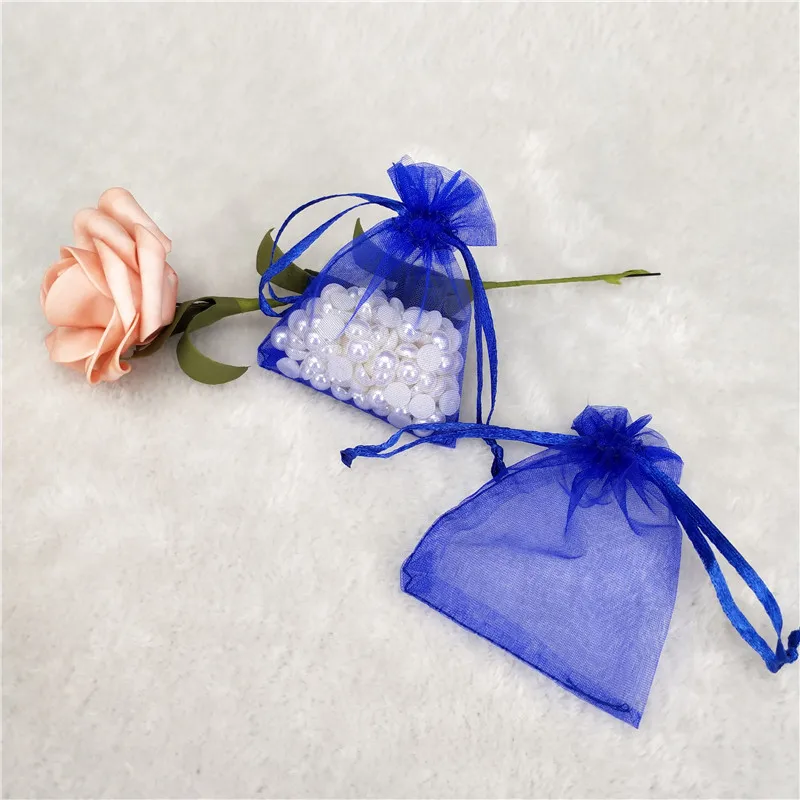 50 шт. Сумка из органзы Упаковочные сумки свадебные украшения вечерние для дома