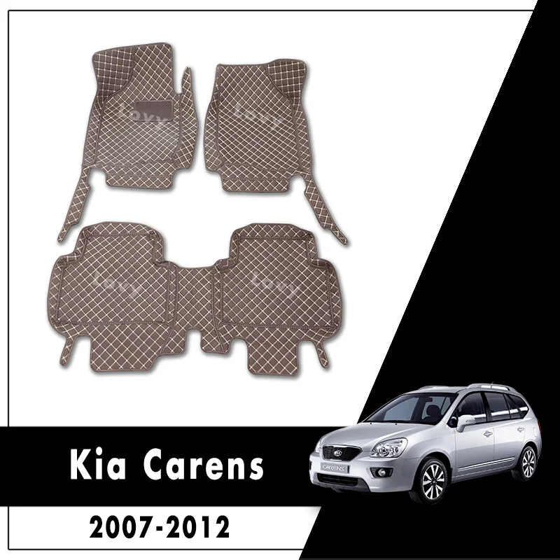 

Car Floor Mats For Kia Carens 2012 2011 2010 2009 2008 2007 (5 Seats) Carpet Foot Rugs Auto Styling Interior Custom Accessories