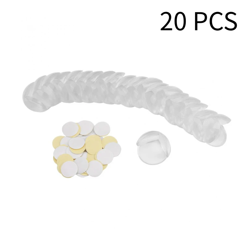 20pcs sphere type 20 шт силиконовый детский Защитный протектор для мебели, угловая защита стола, защита от коррозии, Защита краев и углов - Цвет: 20pcs sphere type