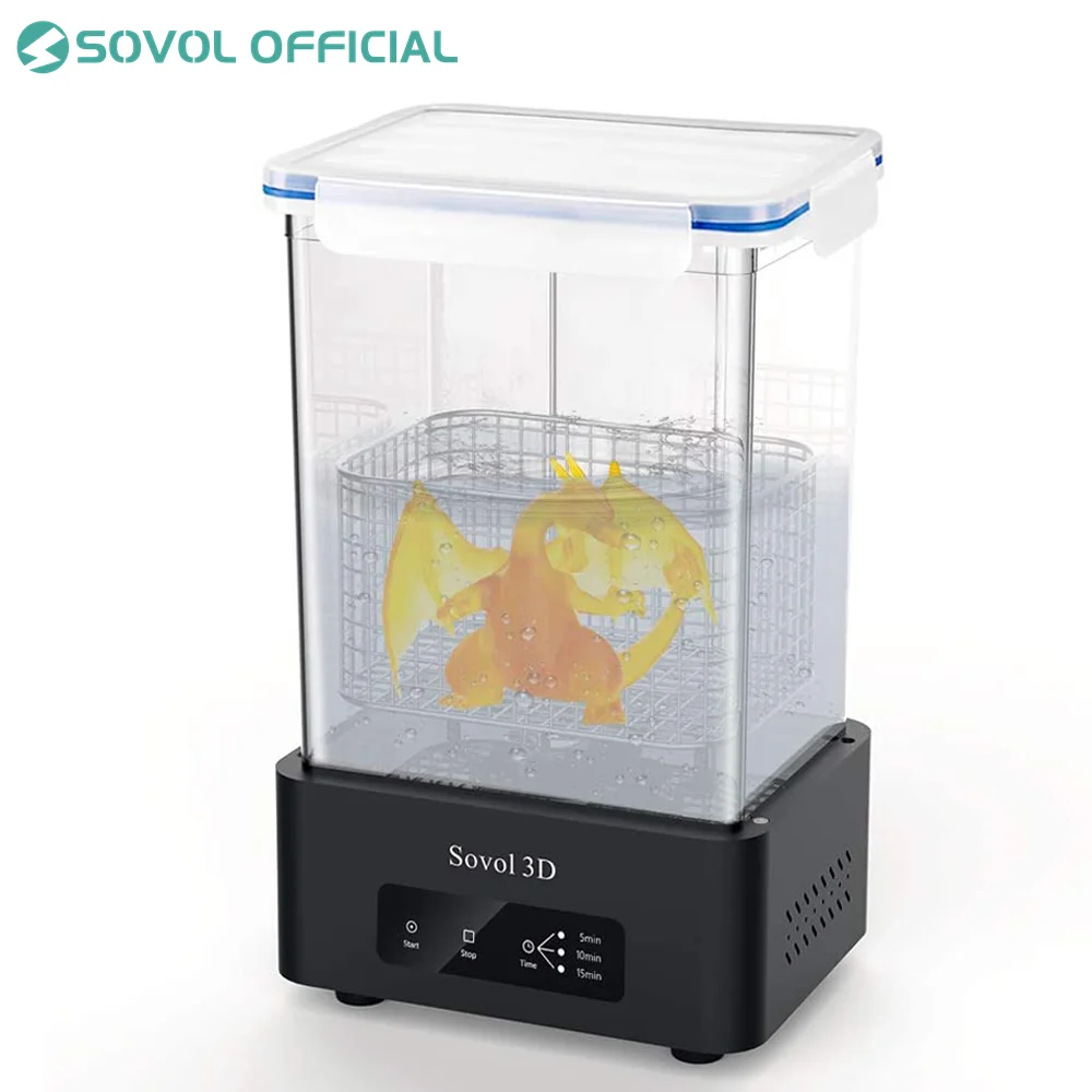 3D-принтер Sovol SL2 с защитной корзиной умный сенсорный экран большой объем для